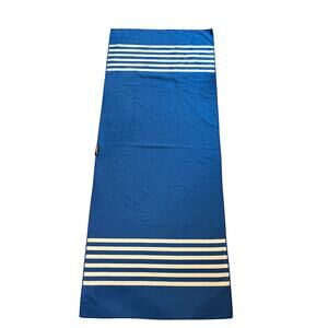 Nomadix Original All-Purpose Blanket Towel Blue Stripe White Dry Beach Yoga 72"